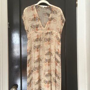 Erica Tanov Silk Chiffon Dress